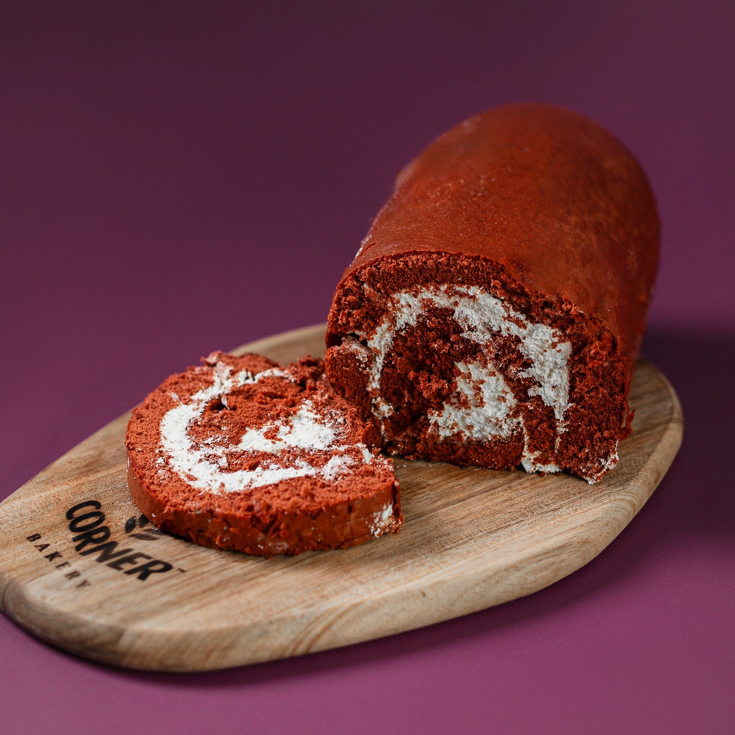 Fresh Cream Chocolate Swiss Roll