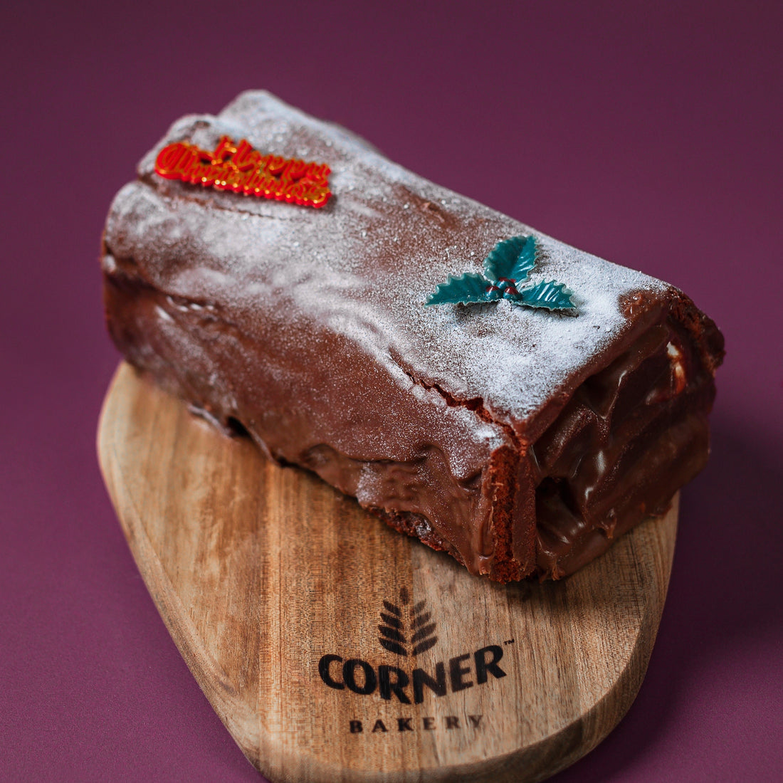 Fresh Cream Yule Log