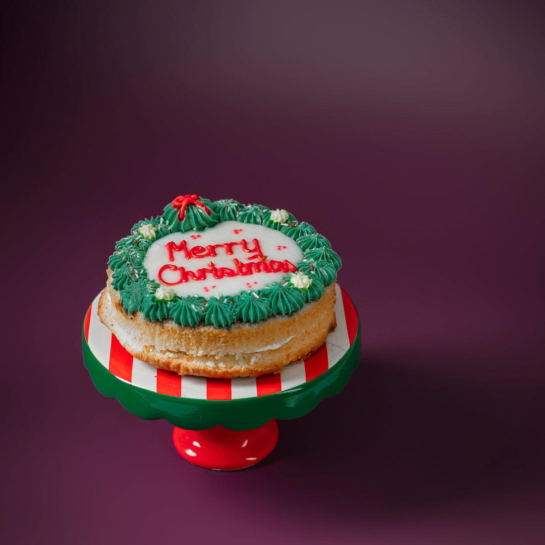 Christmas Iced Butter Cake